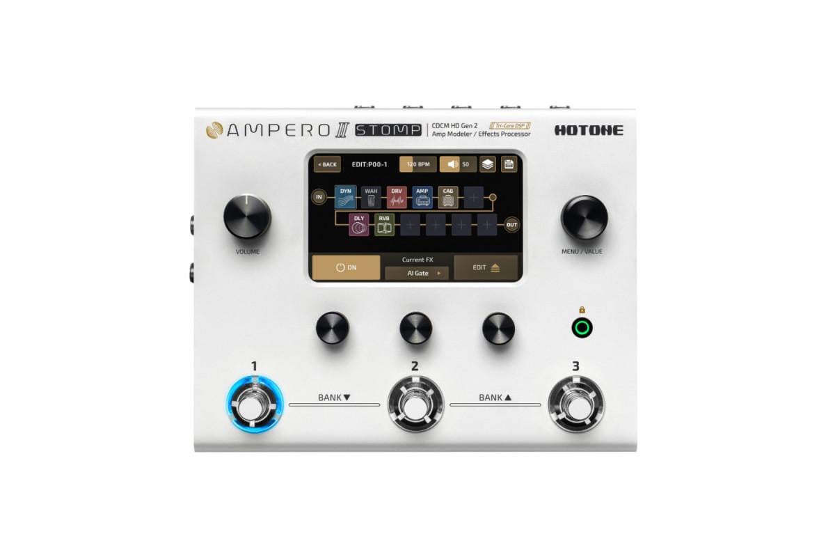 Процессор эффектов гитарный HoTone Ampero II Stomp - фото 1 Процессор эффектов гитарный HoTone Ampero II Stomp - фото 1