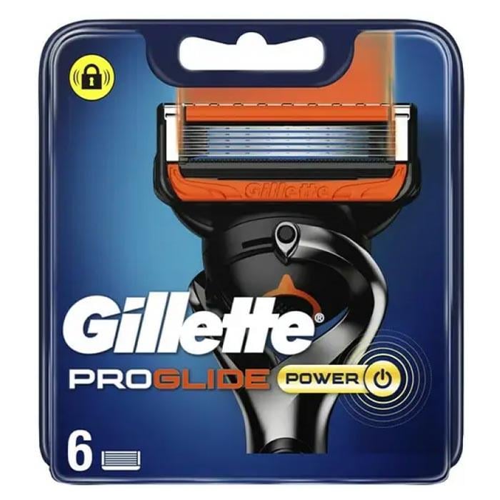 Сменные кассеты для бритья Gillette Fusion 5 Proglide Power 6 шт. (1647237891)