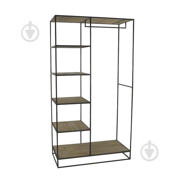 Стійка для одягу GoodsMetall у стилі Лофт 1900х1000х450мм ВШ151 Стійка для одягу GoodsMetall у стилі Лофт 1900х1000х450мм ВШ151