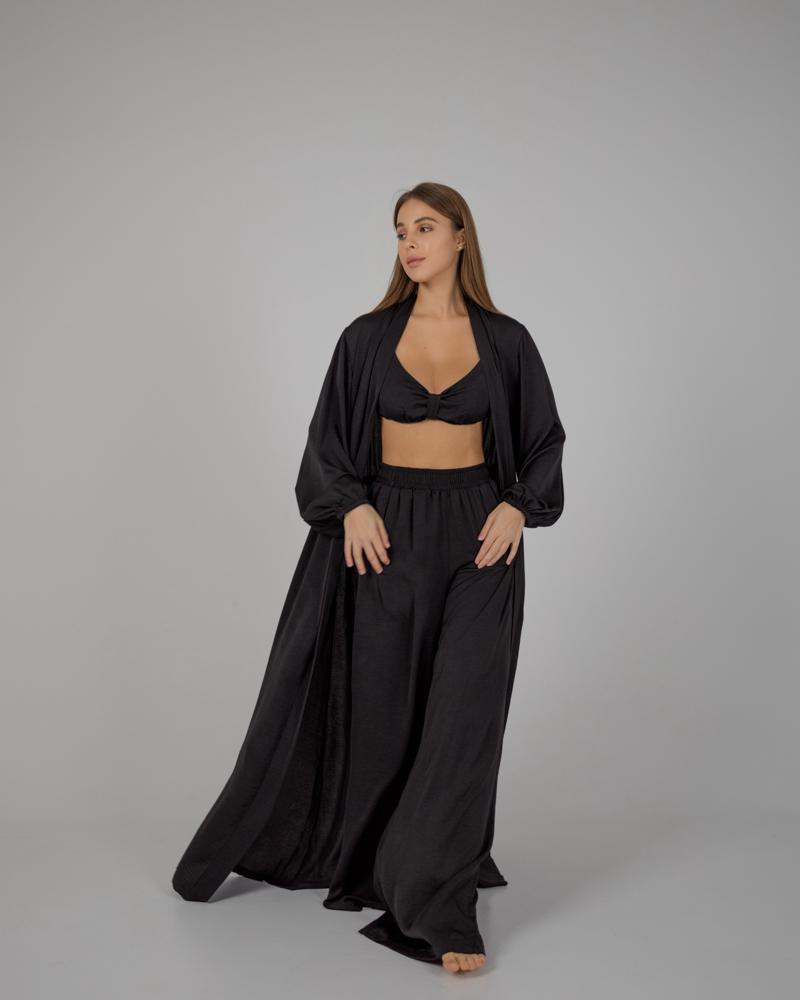 Домашний женский костюм QC Diana S Черный (30109S)