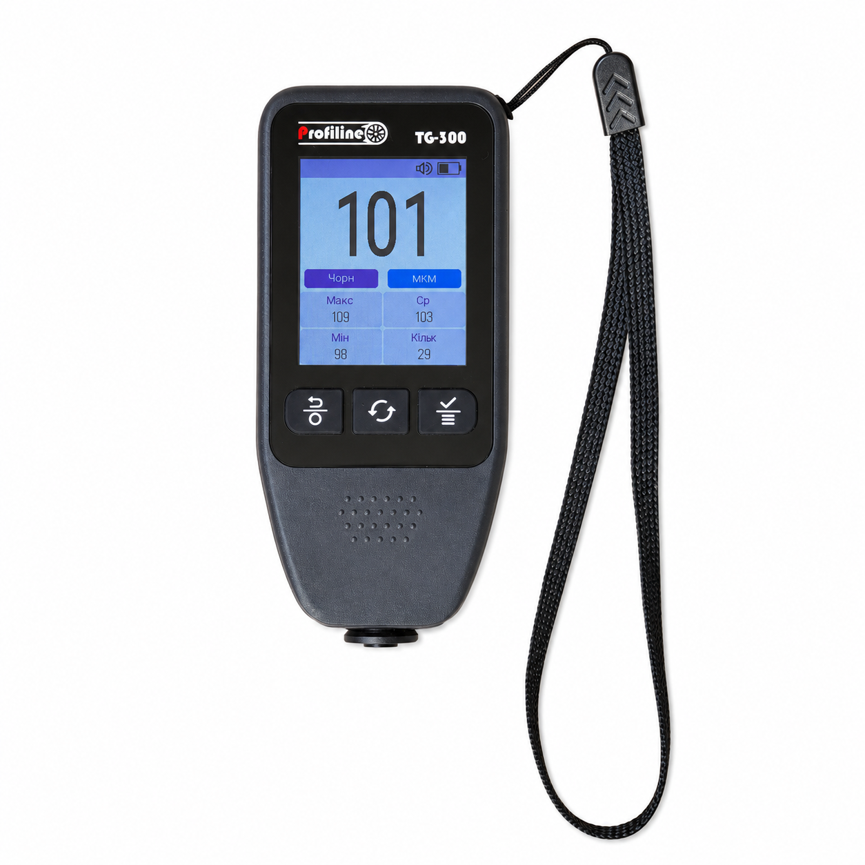 Толщиномер краски Profiline TG-300 Fe/Zn/NFe/Putty 3000 мкм (11591)
