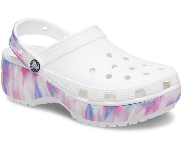 Сабо Crocs Classic Platform Dream р. W8/EUR 38-39 White/Multi (10624141) - фото 5