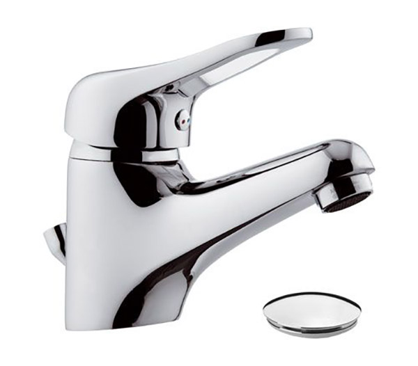 Смеситель для умывальника Remer KISS с клапаном (K10)