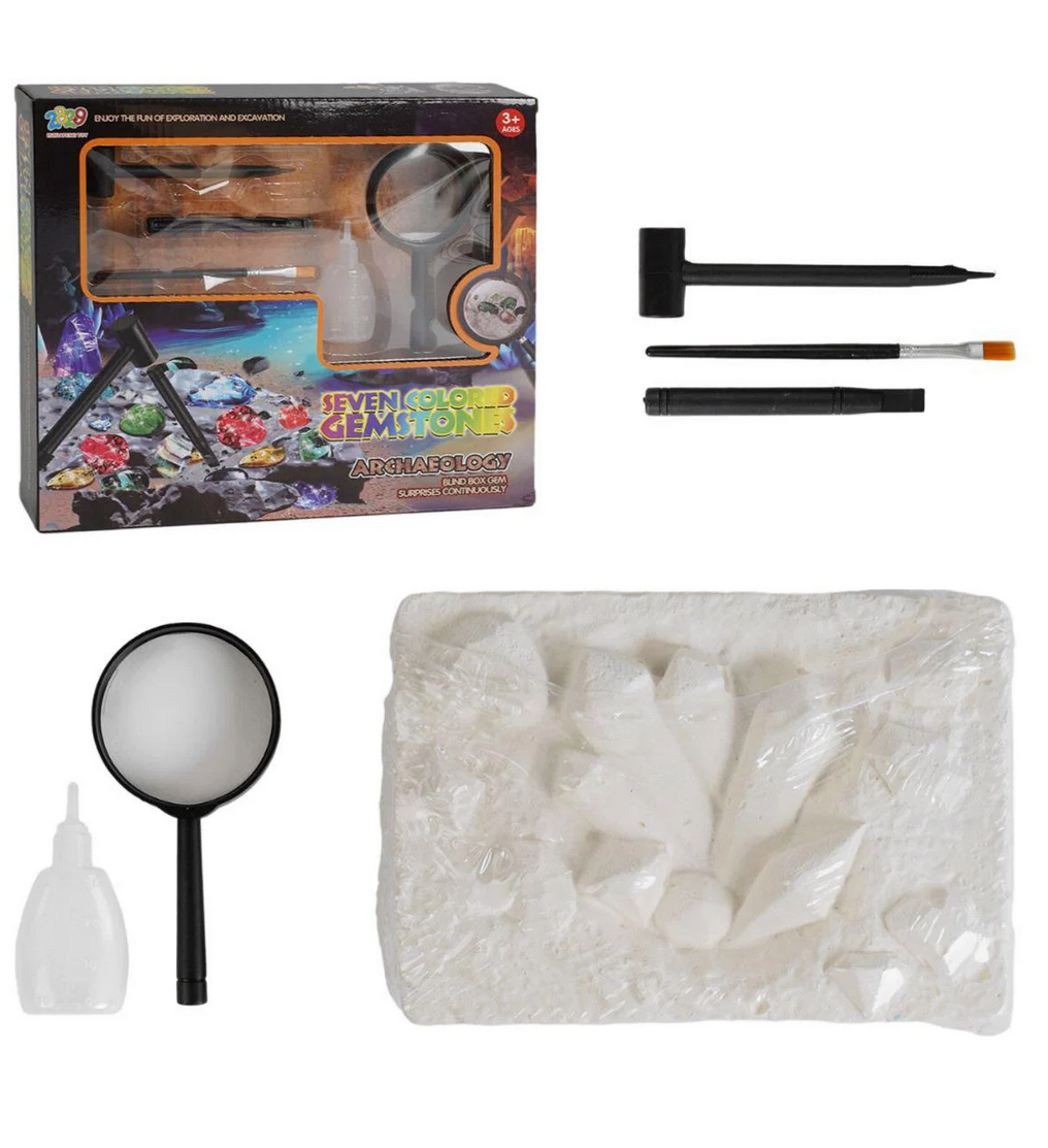 Детский игровой набор "Сокровища природы" интерактивный набор для раскопок (1112C+) Детский игровой набор "Сокровища природы" интерактивный набор для раскопок (1112C+)