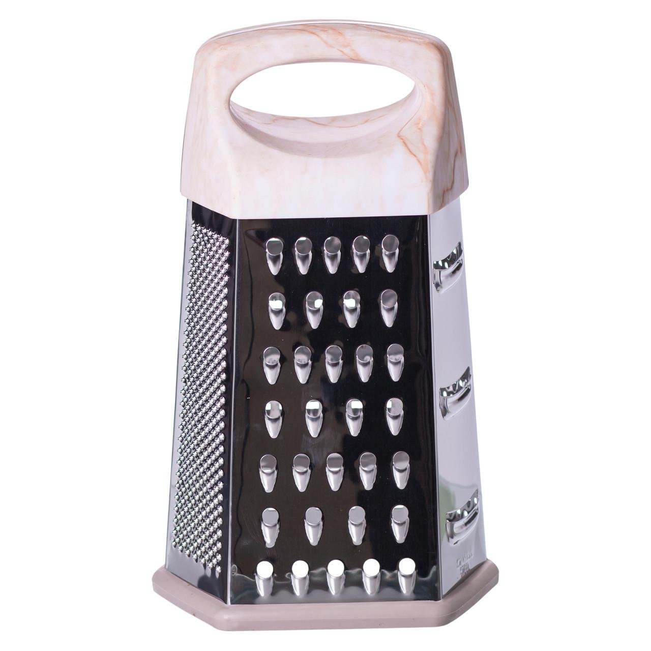 Терка шестигранная ручная для овощей и фруктов 14х12х24  см HP-8-7 (A-034736)