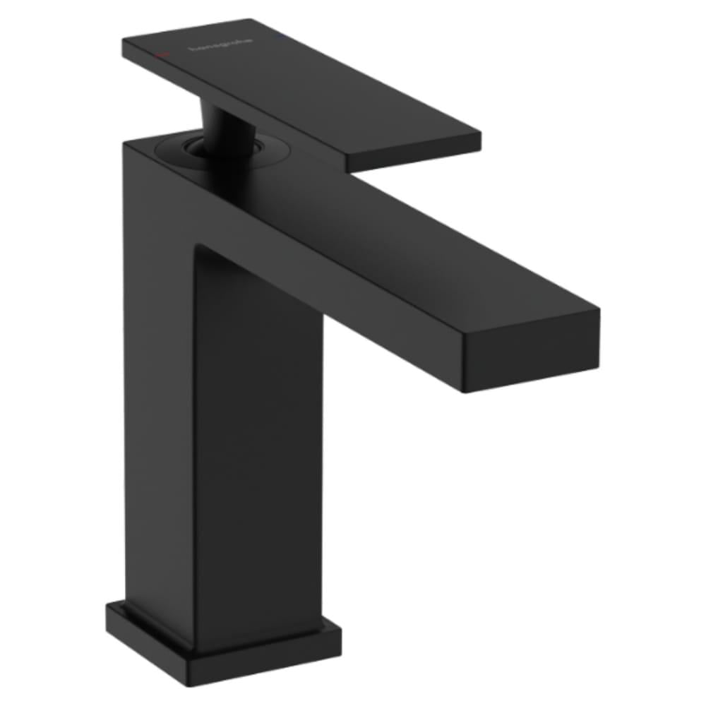 Смеситель для умывальника Hansgrohe Tecturis E CoolStart EcoSmart+ однорычажный Черный матовый (73010670)
