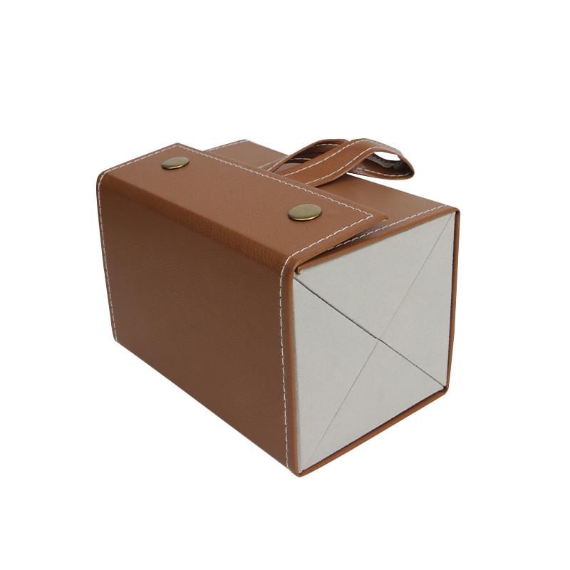 Футляр-органайзер для окулярів Lesko 4 відділення складний підвісний Коричневий (2624641381) - фото 1 Футляр-органайзер для окулярів Lesko 4 відділення складний підвісний Коричневий (2624641381) - фото 1