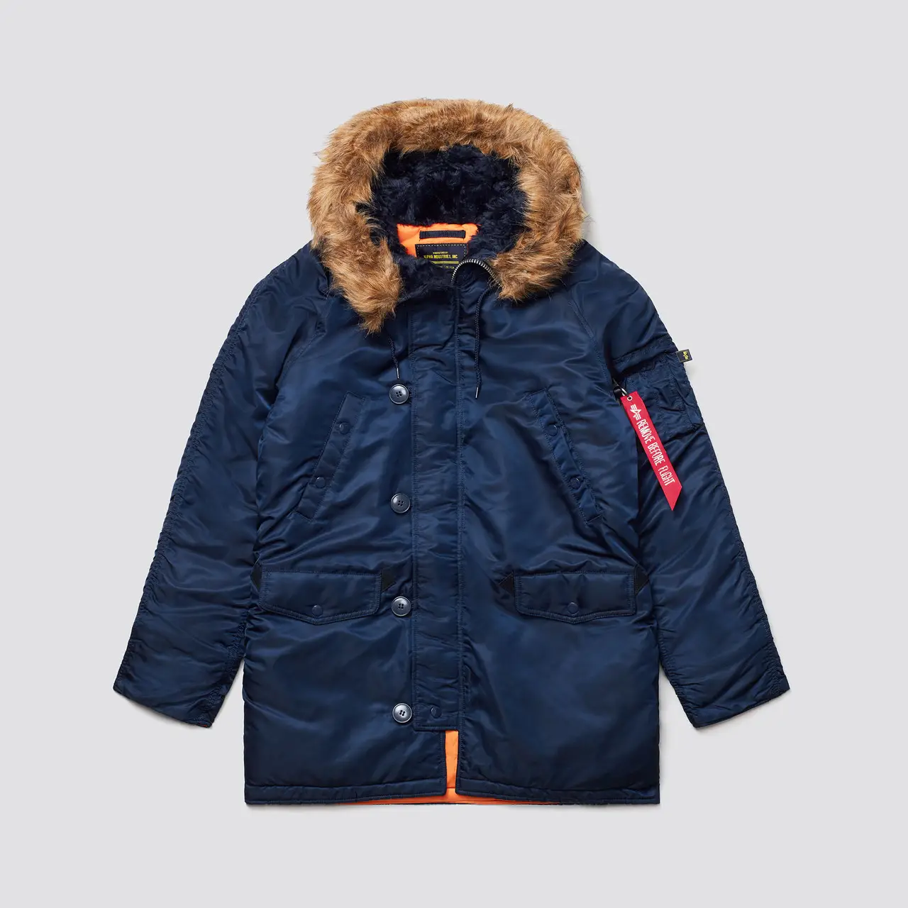 Куртка аляска Alpha Industries Slim Fit N-3B Parka S Replica Blue (MJN31210C1RBS)