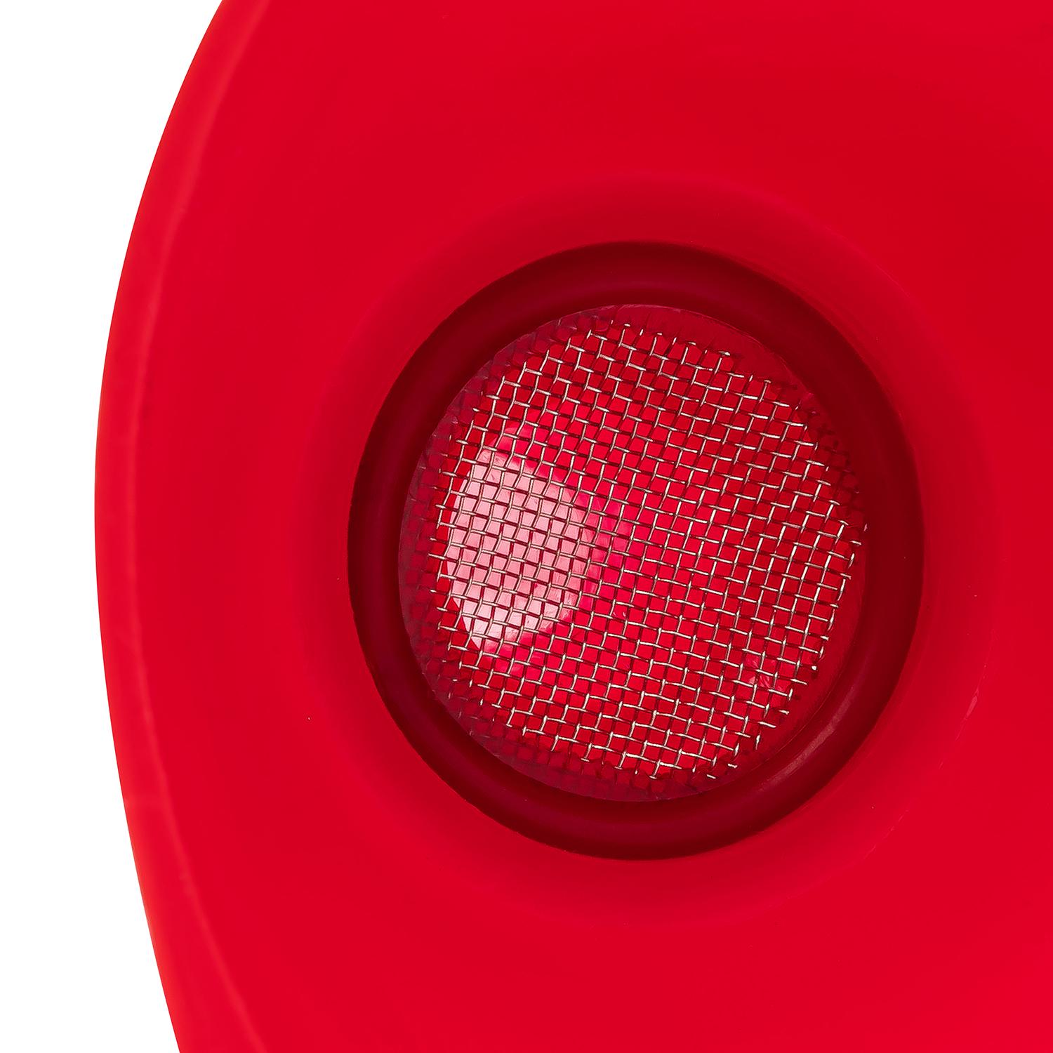 Воронка з сіткою d 7 см Червоний (2106851228) - фото 5 Воронка з сіткою d 7 см Червоний (2106851228) - фото 5