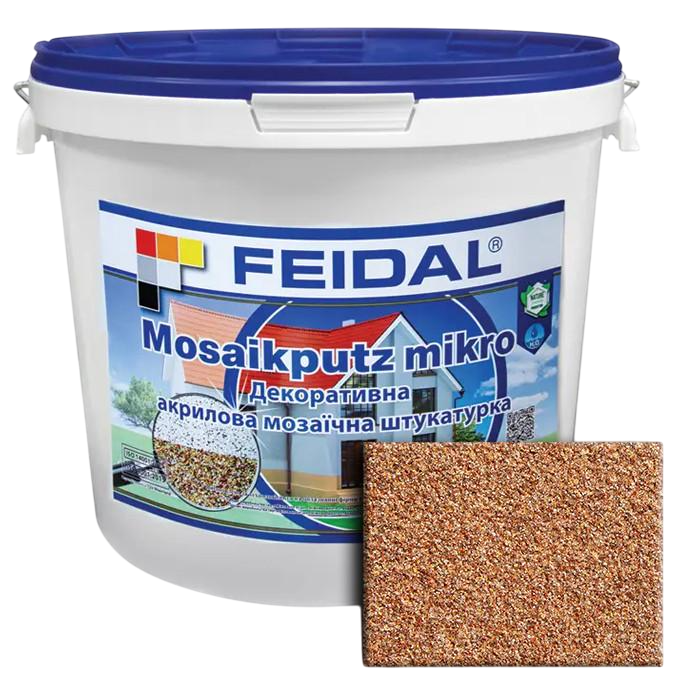 Штукатурка декоративна акрилова мозаїчна Feidal Mosaikputz mikro M05 15 кг (1886455827)