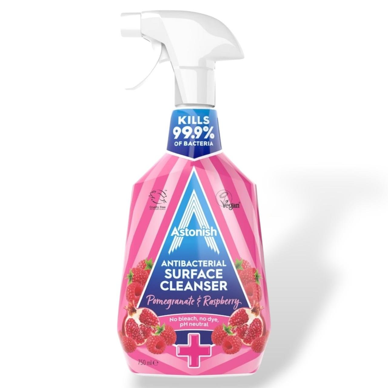 Засіб для очищення поверхонь Astonish Гранат і малина антибактеріальний 750 мл