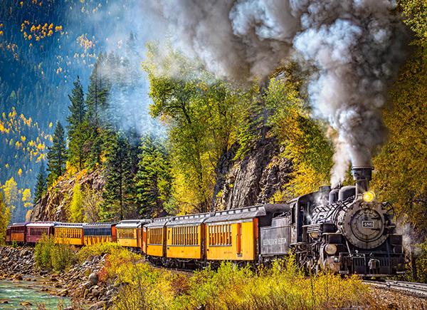 Пазли Castorland «Подорож на паровозі» 300 деталей (B-030446)