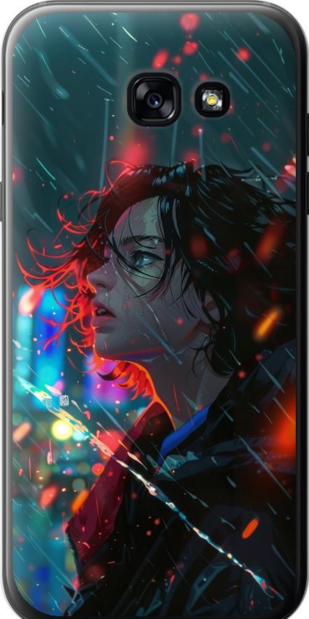 Чехол на Samsung Galaxy A5 (2017) Ночные огни (6096u-444-42517)