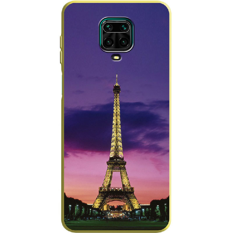 Чехол Boxface Xiaomi Redmi Note 9S Полночь в Париже Желтый силикон (39475-up964-39918)