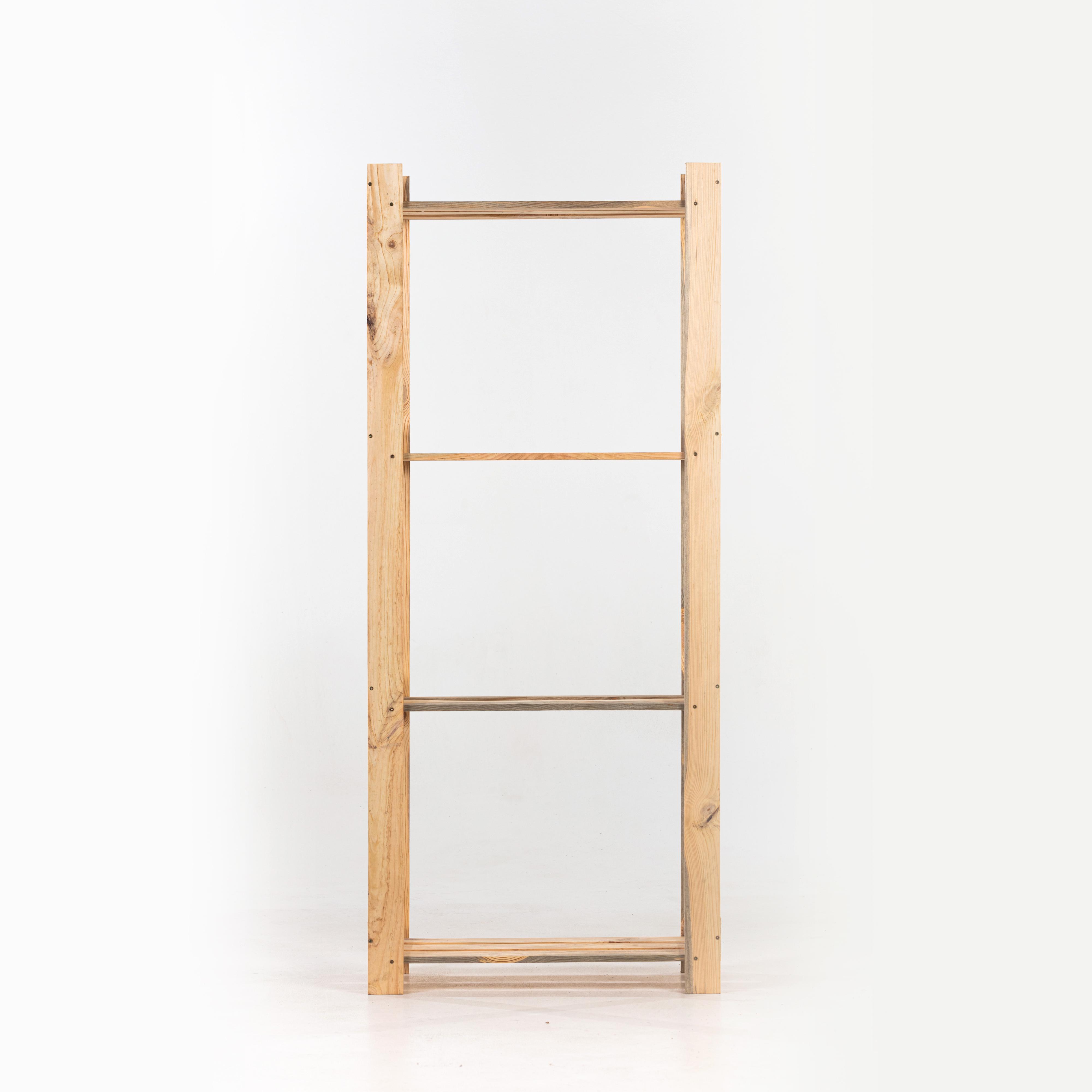 Стелаж дерев'яний на 4 полиці 155х66х27 см Сосна (9958594) - фото 2 Стелаж дерев'яний на 4 полиці 155х66х27 см Сосна (9958594) - фото 2