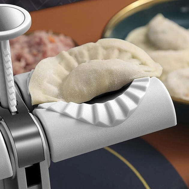 Апарат для ліплення вареників і пельменів Dumpling Mold подвійний Білий - фото 7