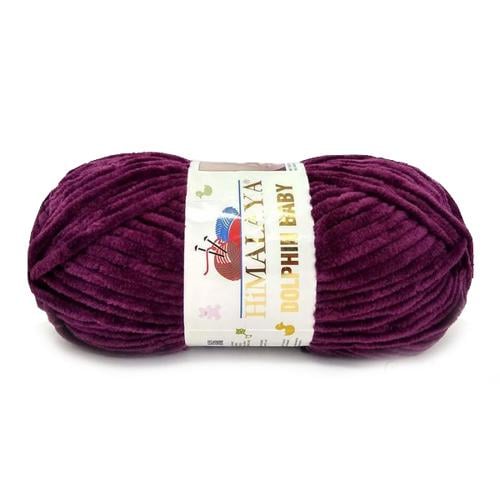 Пряжа велюровая Himalaya Dolphin Baby 80339 вишневый (2440) Пряжа велюровая Himalaya Dolphin Baby 80339 вишневый (2440)