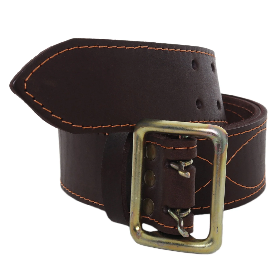 Ремень с пряжкой Портупея военный кожа до 120 см Коричневый Ремень с пряжкой Портупея военный кожа до 120 см Коричневый