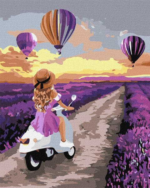 Картина по номерам Идейка Прогулка по Провансу 40х50 см в термопакете (КНО4853-mt)