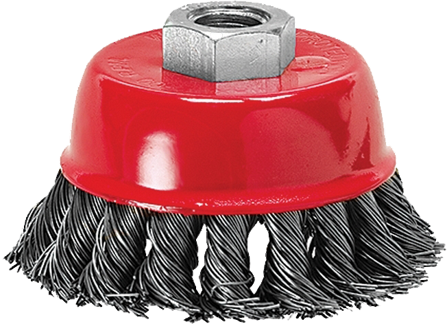 Щетка для КШМ Grad 65 мм М14 чашка крученая (53815)