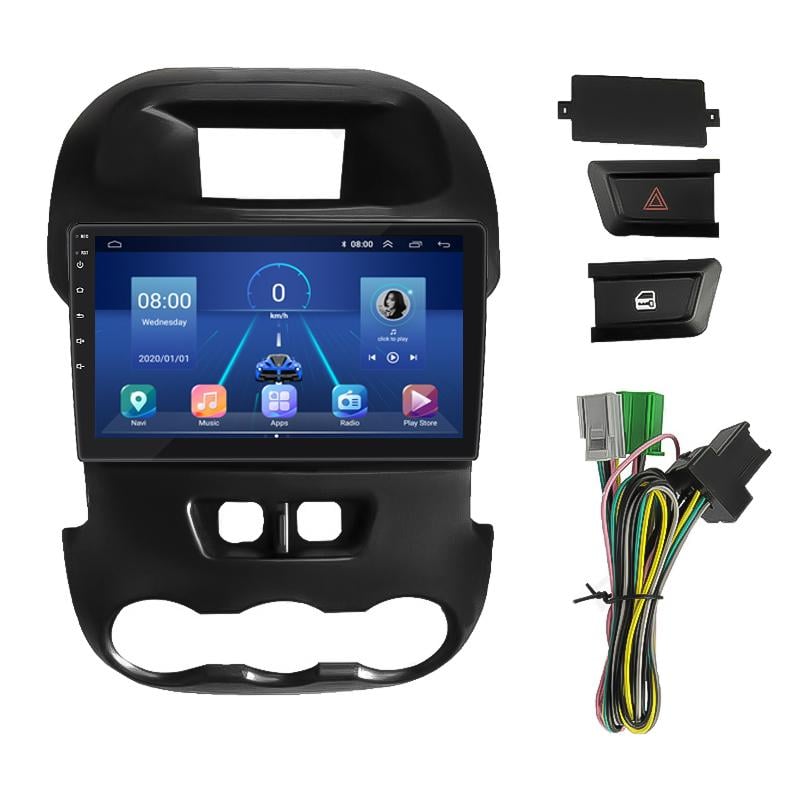 Штатная магнитола 9" Lesko для Ford Ranger III 2011-2015 4/64Gb/ 4G/ Wi-Fi/ CarPlay Premium Форд