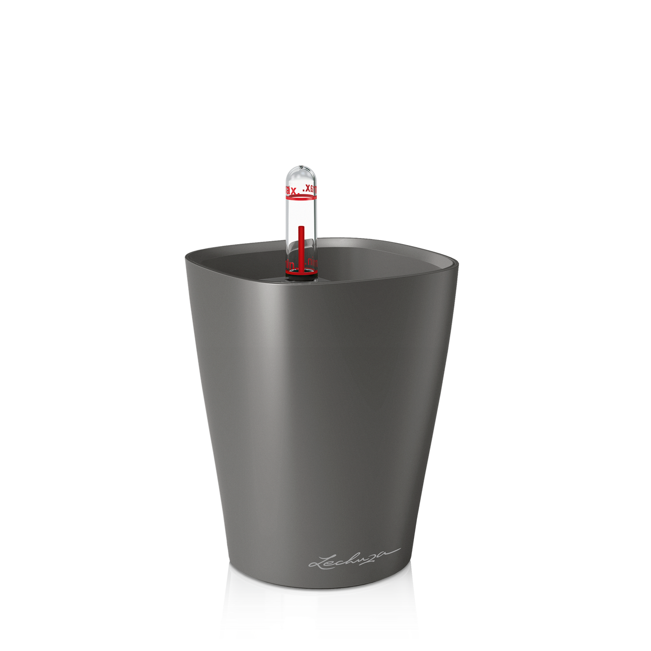 Розумний горщик Lechuza MINI-DELTINI 15 квадратний 0,4 л 10x15 см Антрацит