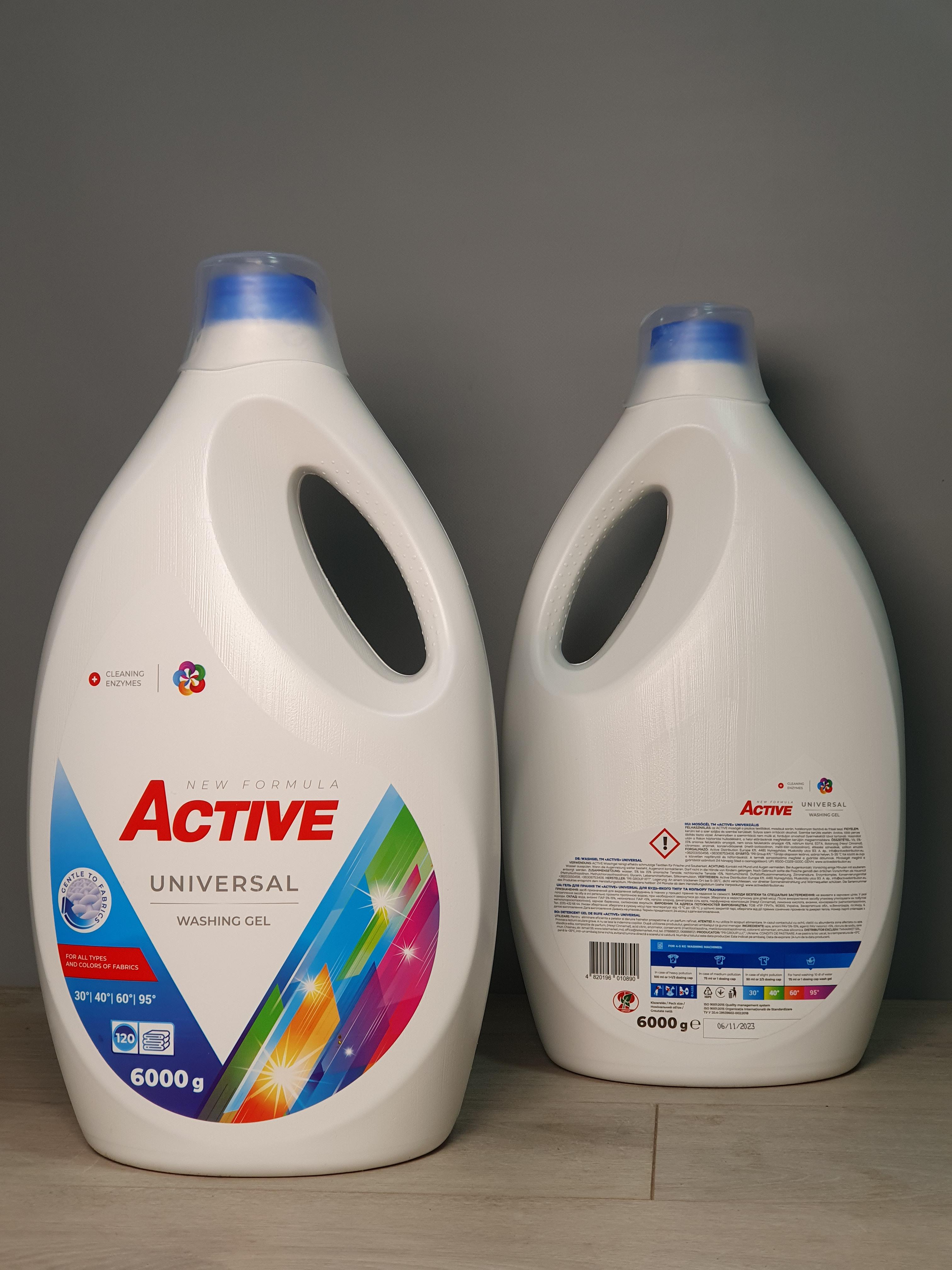 Гель для прання Active Universal 6 л 120 пранів (13461402) - фото 3