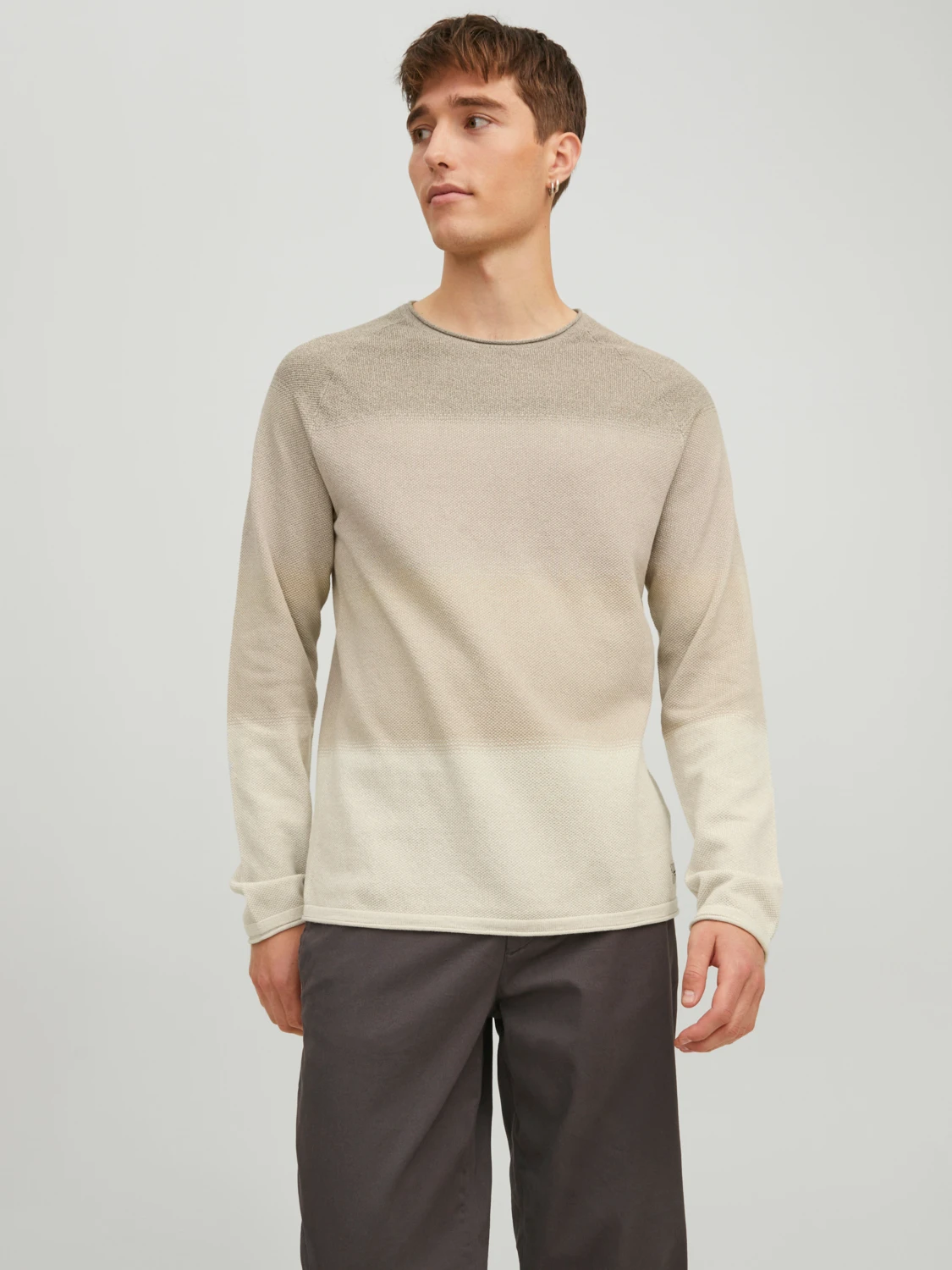 Светр Jack & Jones Hill Knit Світло-Бежевий L (21347481)