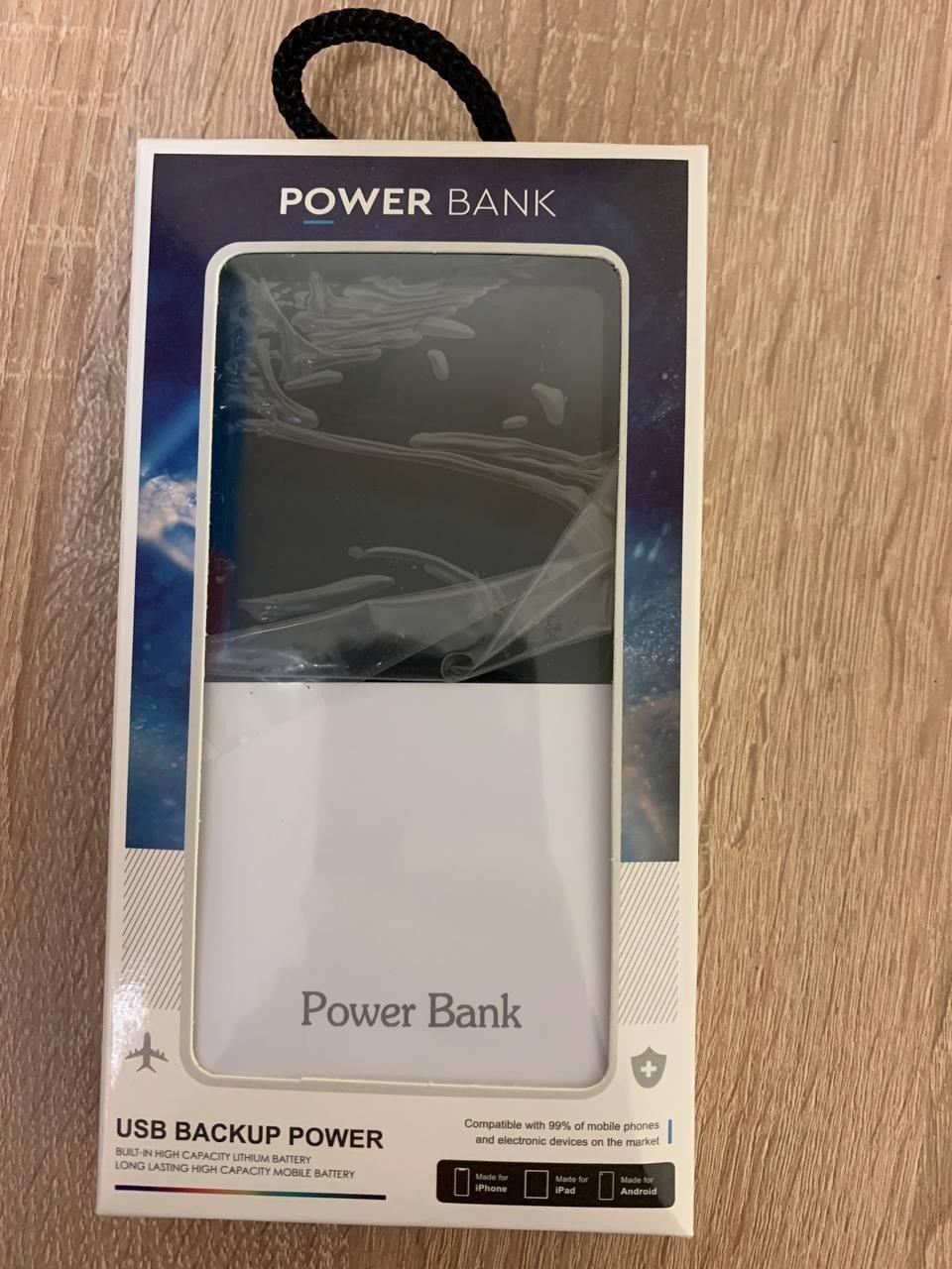 Портативна батарея зовнішня Power Bank 2 USB з індикатором заряду 40000 mAh - фото 6