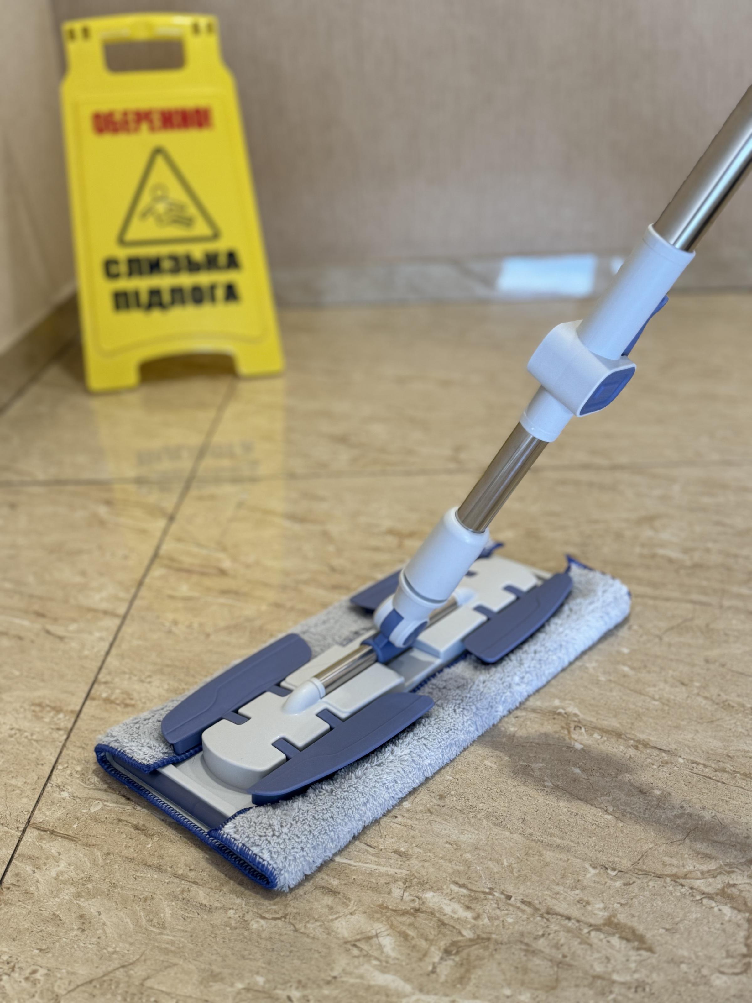 Швабра для підлоги Ultra мікрофібра на затискачах (6008)