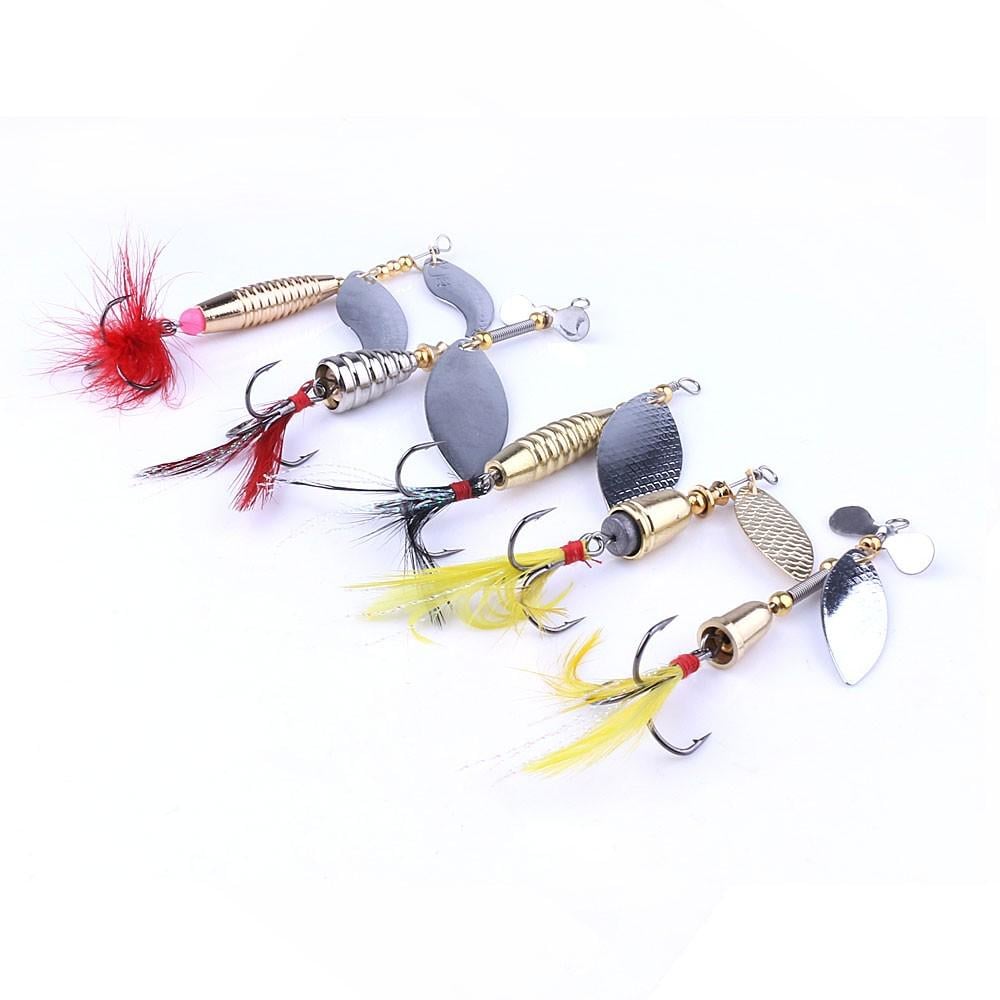 Набір обертових блешень Fox Spinner Kit 5 приманок в коробці (9374)