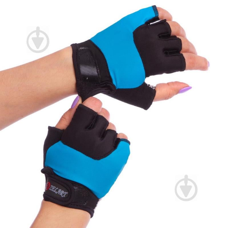 Перчатки для фитнеса женские planeta-sport Zelart BC-3787 XS Голубой