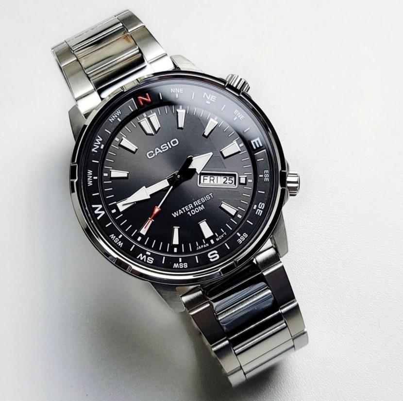 Годинник водонепроникний чоловічий Casio MTD-130D-1A4 (1141-0164) - фото 8 Годинник водонепроникний чоловічий Casio MTD-130D-1A4 (1141-0164) - фото 8