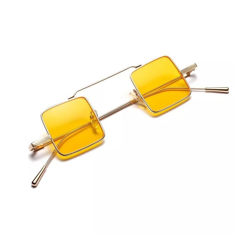 Солнцезащитные очки квадрат цветной Желтый Солнцезащитные очки квадрат цветной Желтый