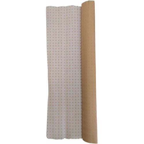 Гофробумага кремовые квадраты 5х0,75 м 75 г/м2 (1933)