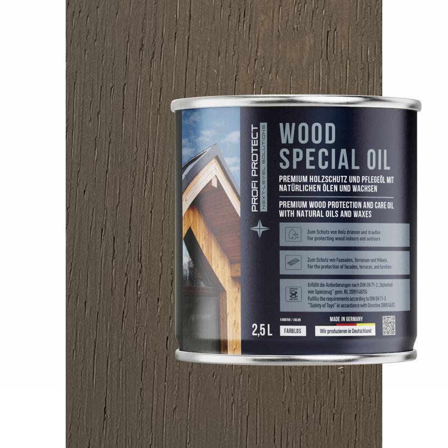 Масло для террасной доски ProfiProtect Wood Special Oil с воском 2,5 л Beige Grau eiche (24645025)