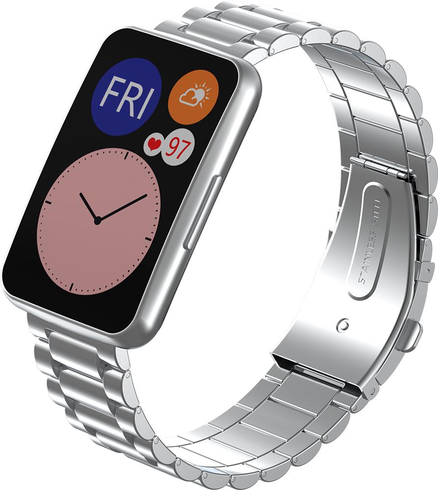 Браслет металлический Shape для Huawei Watch Fit Silver (21208-59)