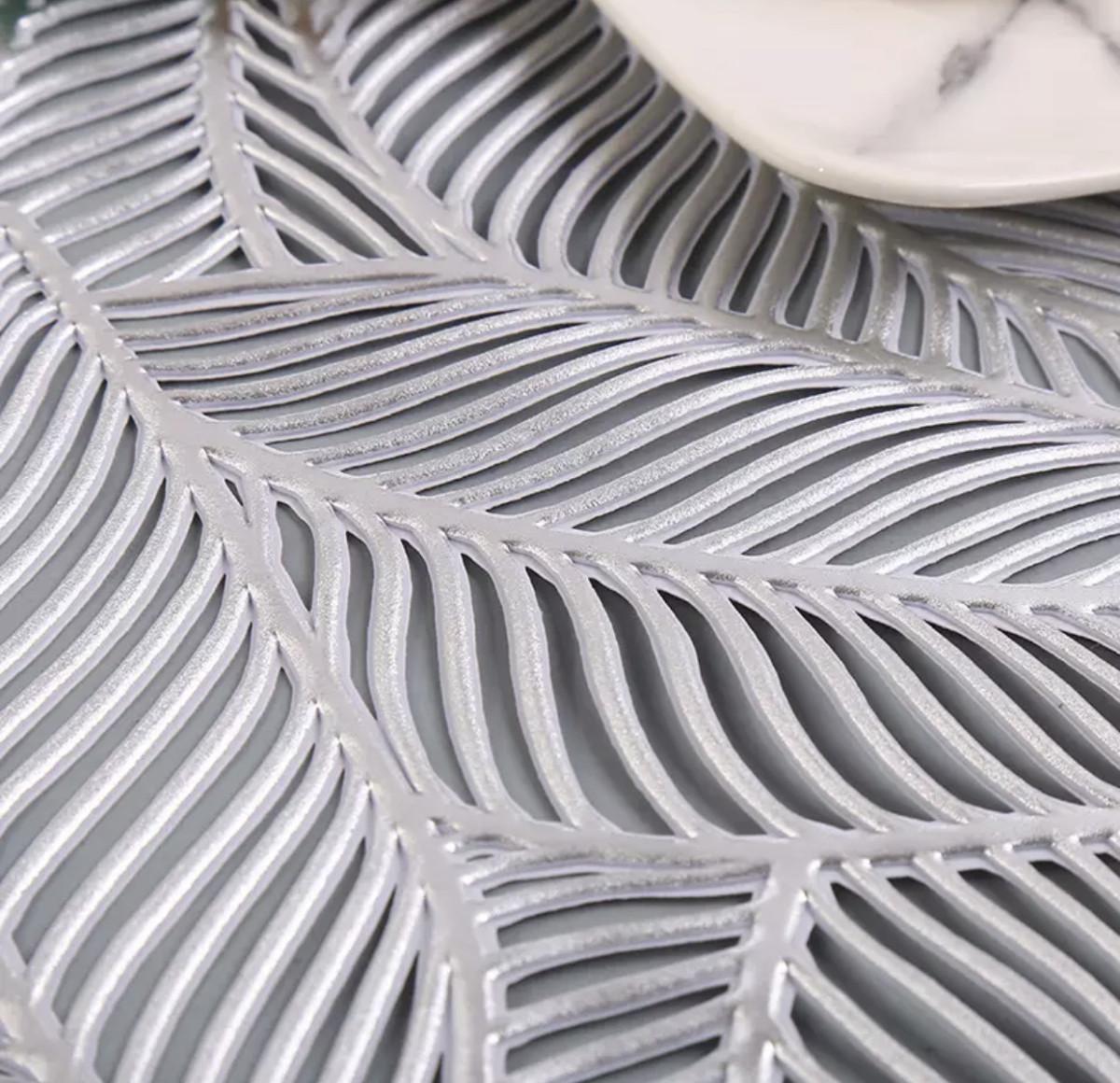 Салфетка сервировочная прямоугольная 45х30 см Серебристый (5475) - фото 3 Салфетка сервировочная прямоугольная 45х30 см Серебристый (5475) - фото 3