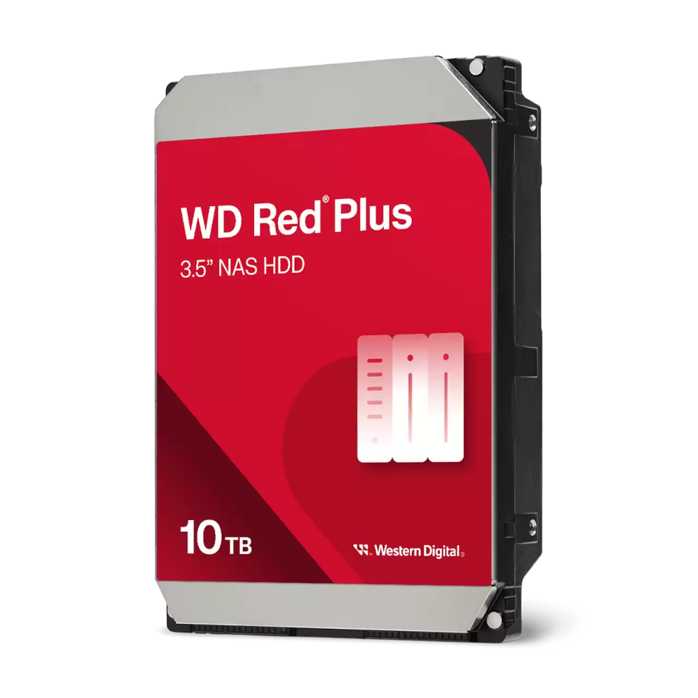 Жесткий диск Western Digital Red Plus 10 Тб Red (WD100EFGX)