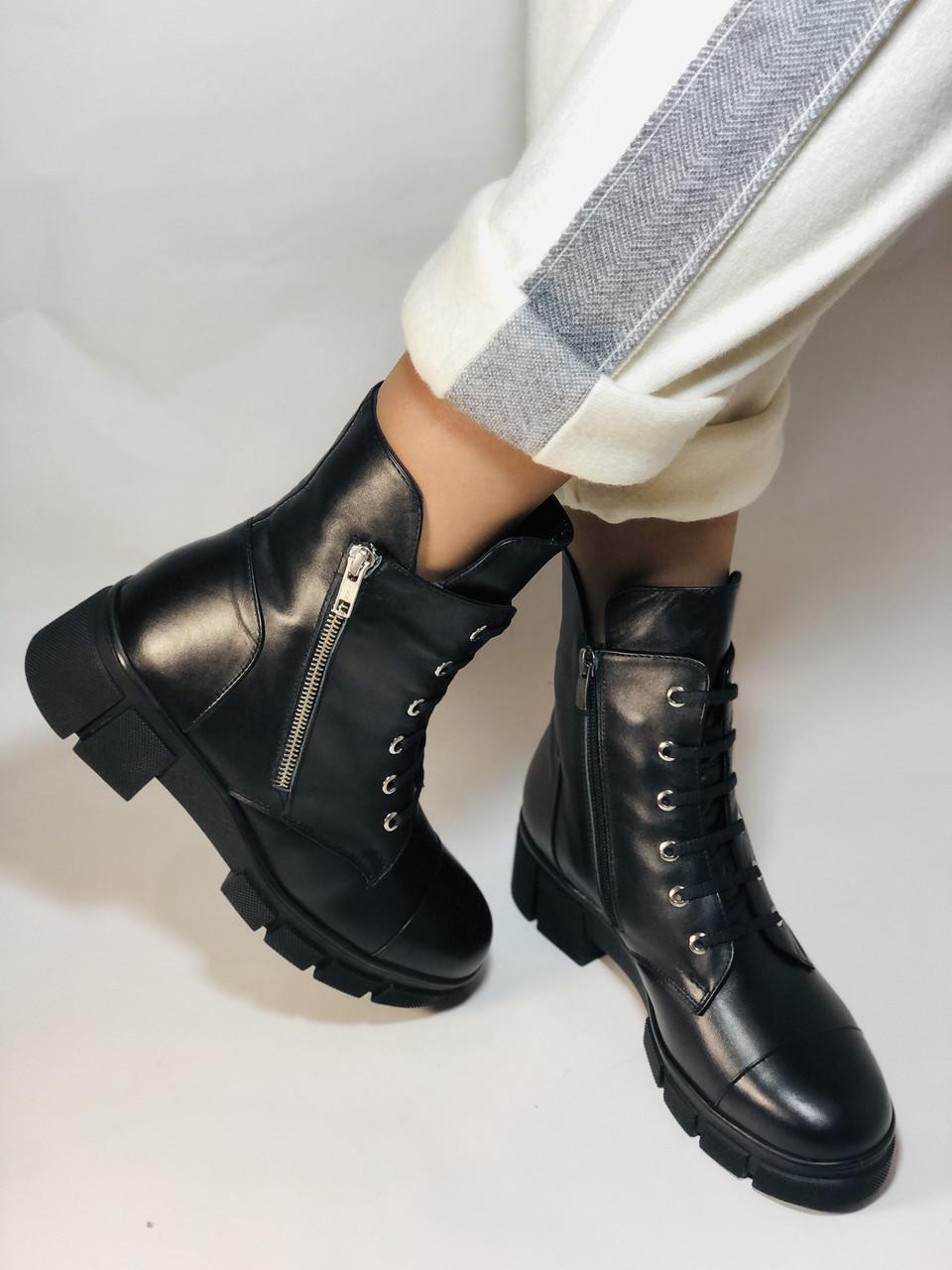 Ботинки женские зимние Mario Muzi р. 40 25,5 см Черный (2402) - фото 4