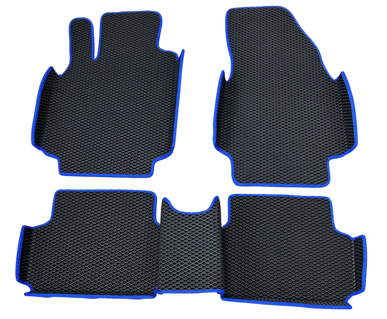 Коврики EVA с бортиками в салон для Renault Megane 2 2003-2009 гг. Черный (2093581833)