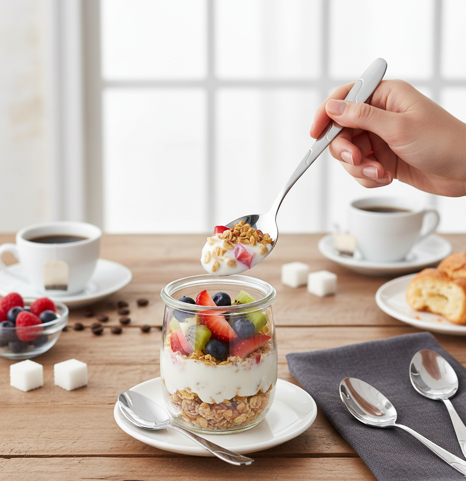 Набор столовых ложек из нержавеющей стали Waves 6 шт. - фото 3 Набор столовых ложек из нержавеющей стали Waves 6 шт. - фото 3