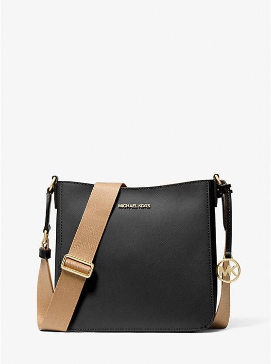 Женская сумка кросс-боди Michael Kors Jet Set Travel Small Messenger в подарочной упаковке Черный (2364596900)