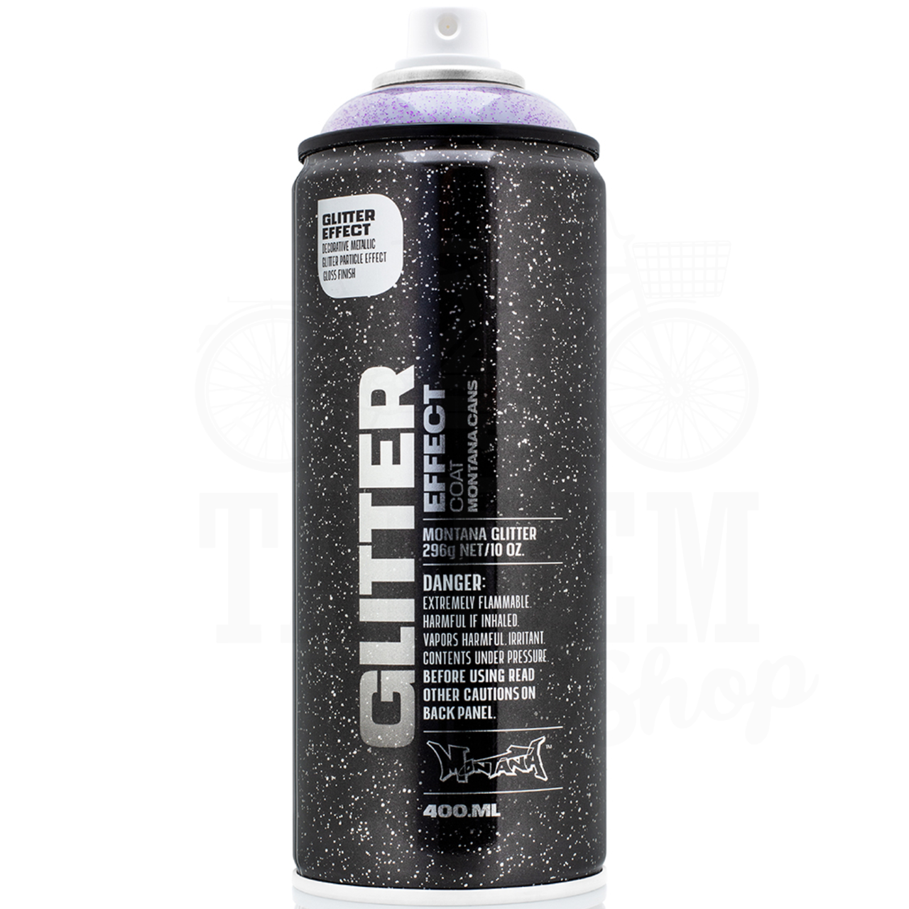 Аэрозольная краска эмаль c эффектом блеска Montana Glitter 400 мл Glitter Amethyst