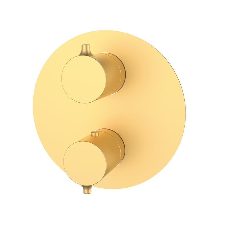 Змішувач для ванни/душу GRB Time PDV на 2 споживача Brushed Gold (47120488)