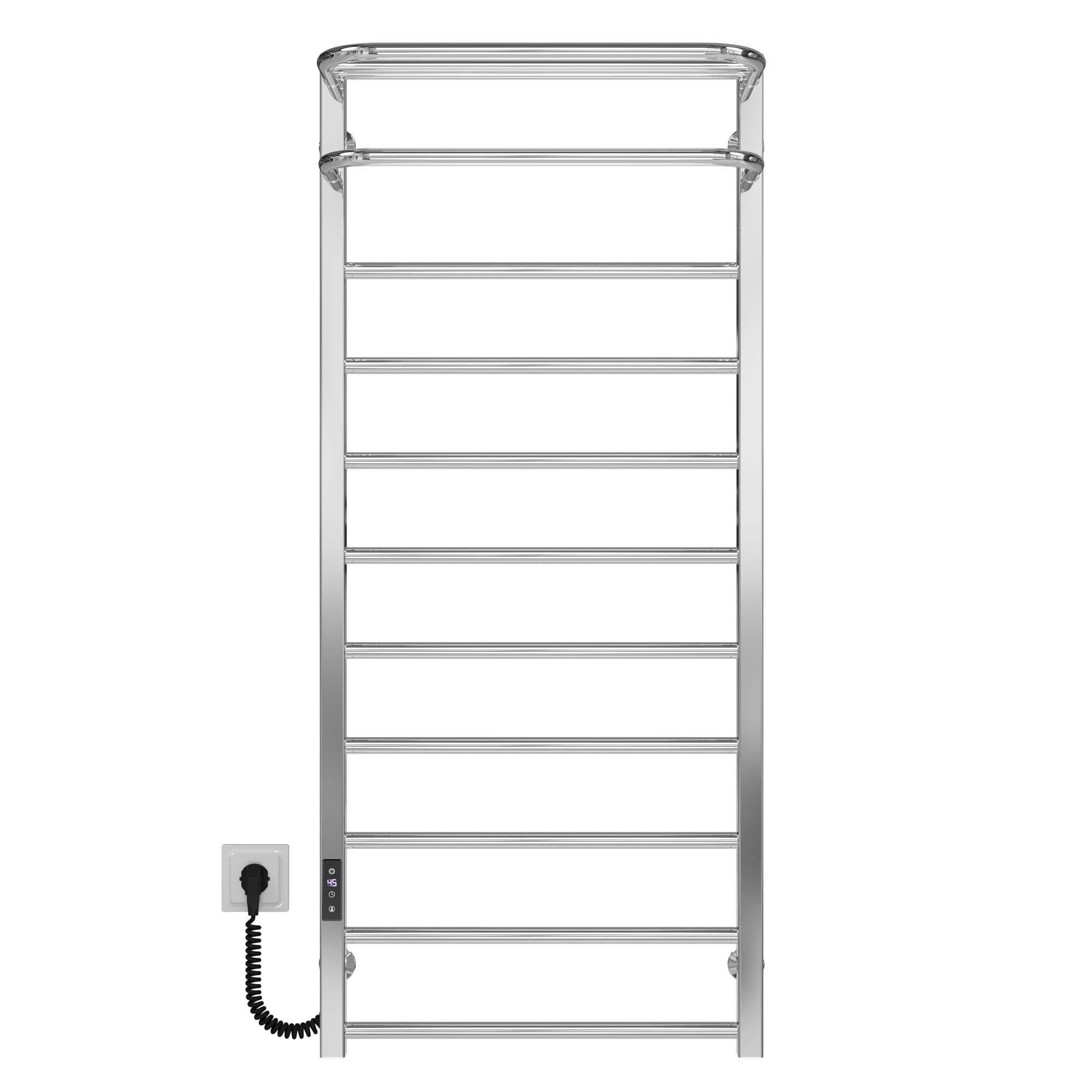 Рушникосушарка електрична Deffi Lux Hotel П11 JD04 ліве підключення нержавіюча сталь 500х1200 мм Хром (A.LH.120.50.11.E.C.L.2)