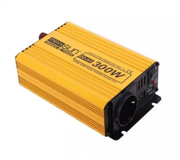Інвертор напруги Mexxsun MXSPSW-300 12V/220V 300W з правильною синусоїдою - фото 3
