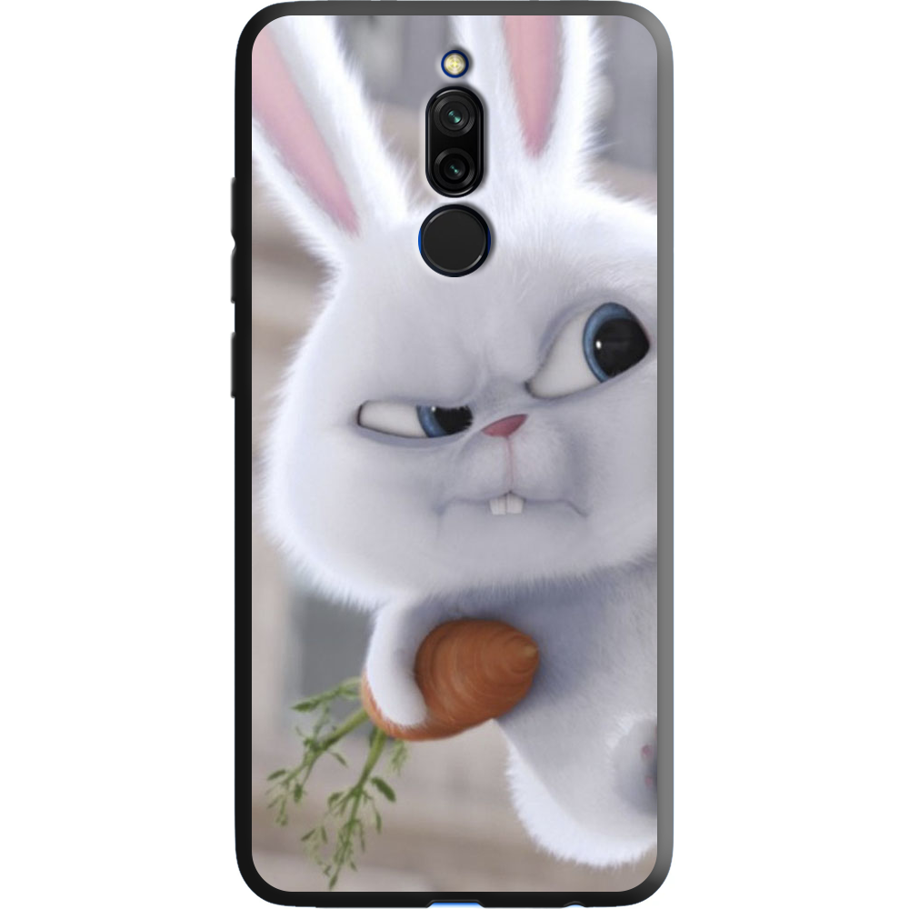 Чехол Boxface Xiaomi Redmi 8 Rabbit Snowball Черный силикон (38411-up1116-38679)