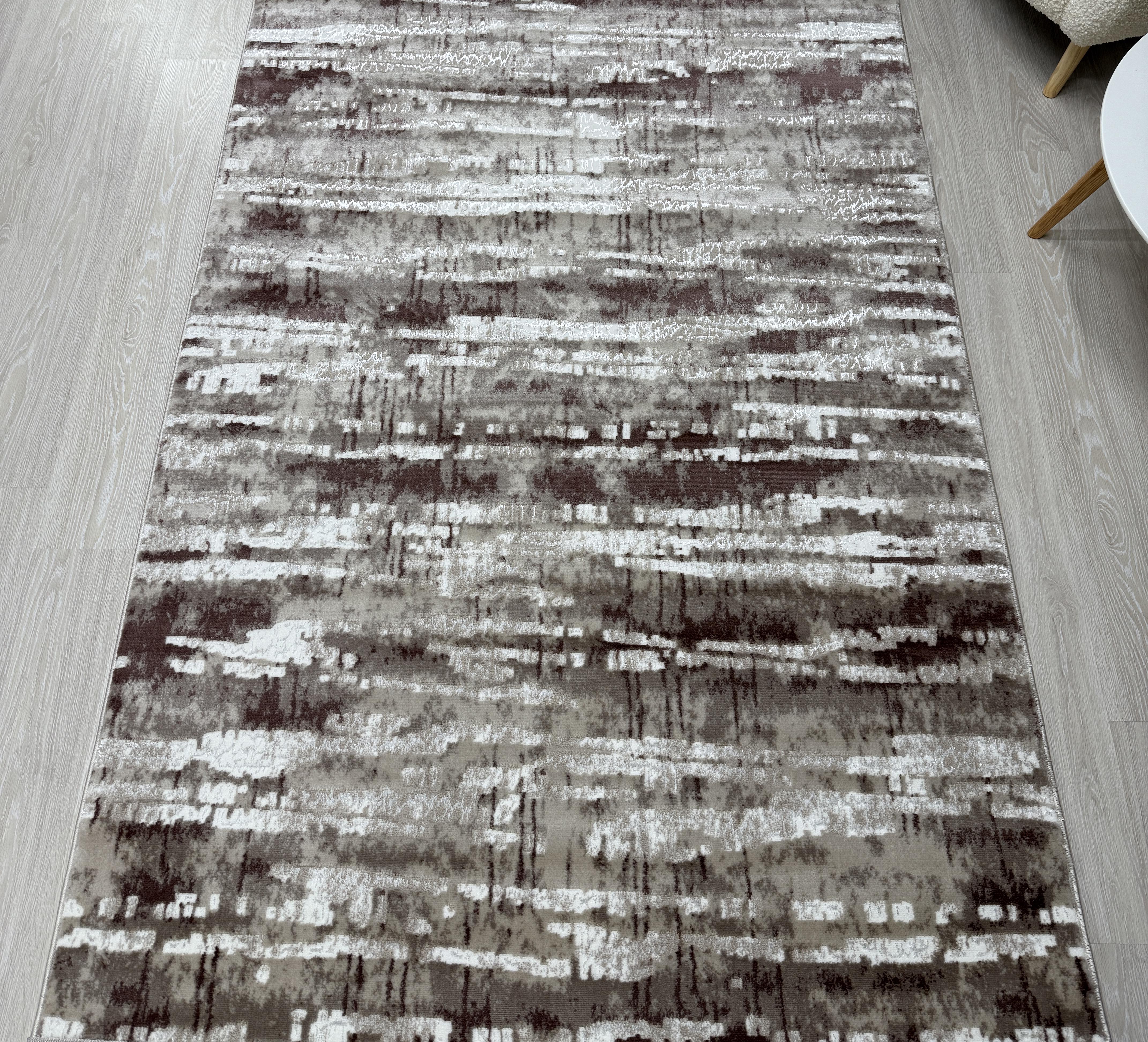 Ковер Mars Rug с невысоким ворсом 200x400 см Бежевый (R2701BAK/KR8)