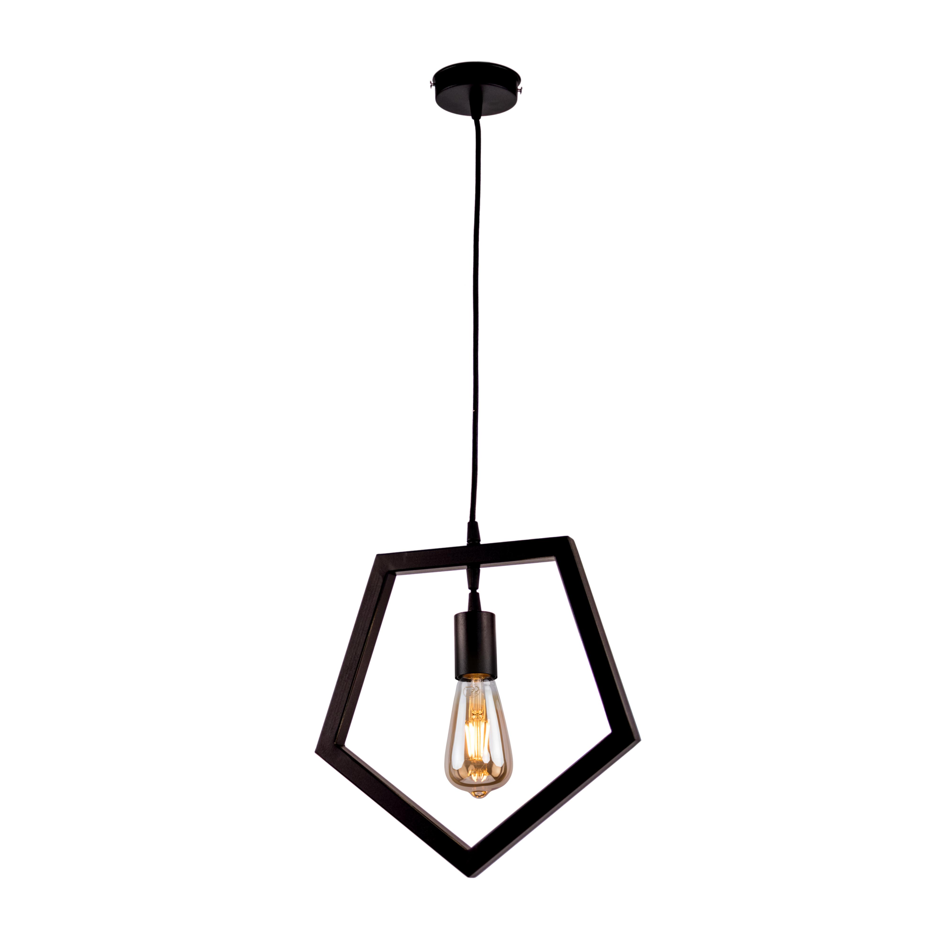 Люстра подвесная Sirius PR 1025/1 металлическая Черный  (000030475)